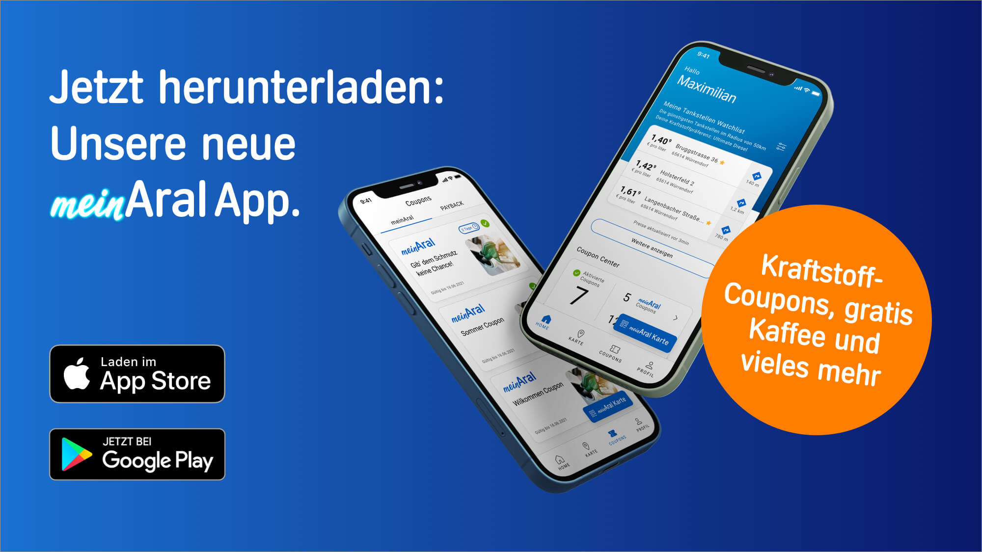 meinAral App – günstigste Aral Tankstelle in der Nähe finden